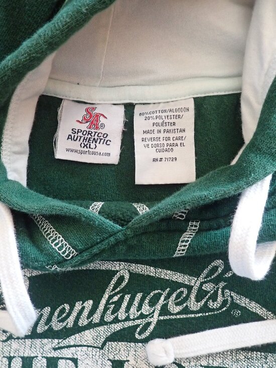 Vintage Leinenkugels Sweatshirt Men's XL Hoodie Beer Brewing Leinie Lodge - Picture 2 of 6